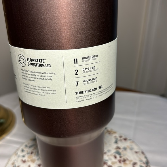 40 oz Stanley Quencher H20 Rose Quartz Glow tumbler - Picture 7 of 8